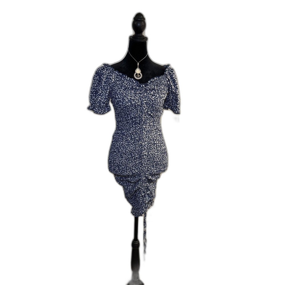 PRETTYGARDEN Floral Off-Shoulder Bodycon Mini Dress